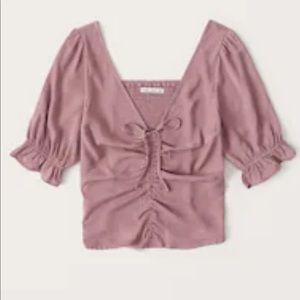 Abercrombie and Fitch mauve top - Med
